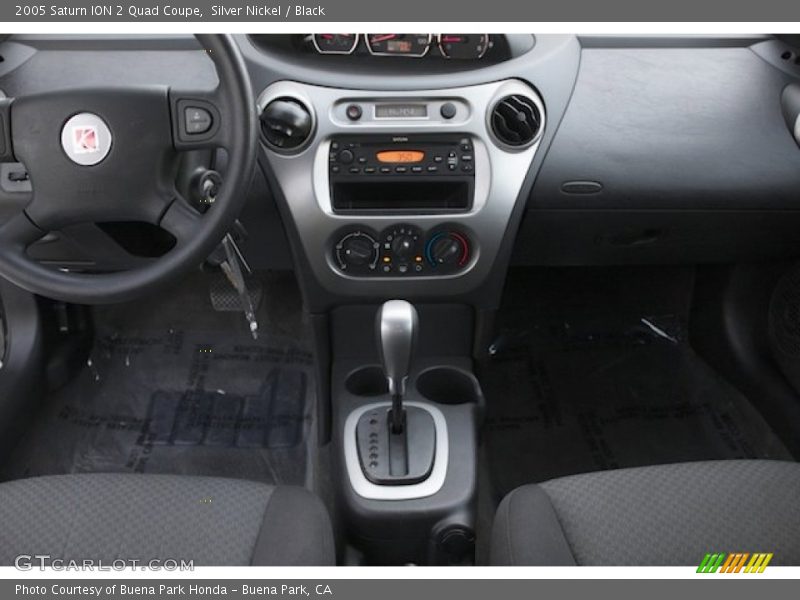 Silver Nickel / Black 2005 Saturn ION 2 Quad Coupe