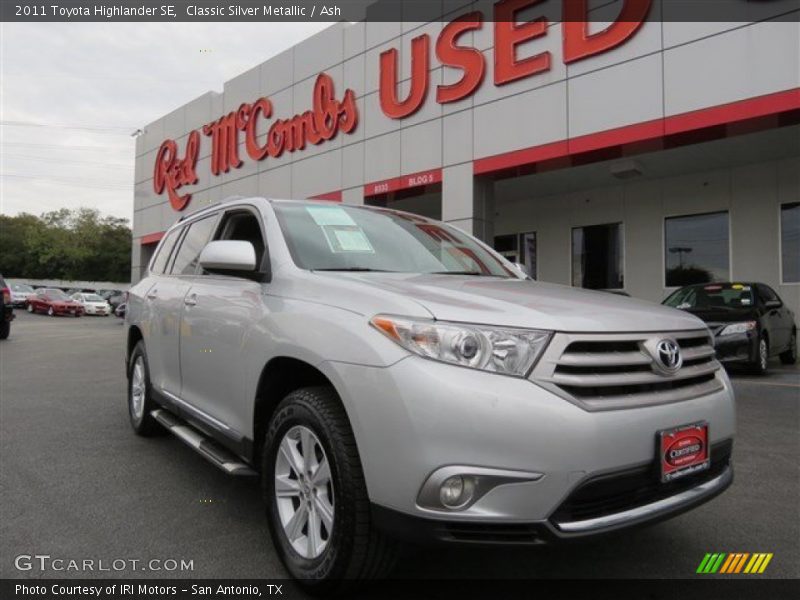 Classic Silver Metallic / Ash 2011 Toyota Highlander SE
