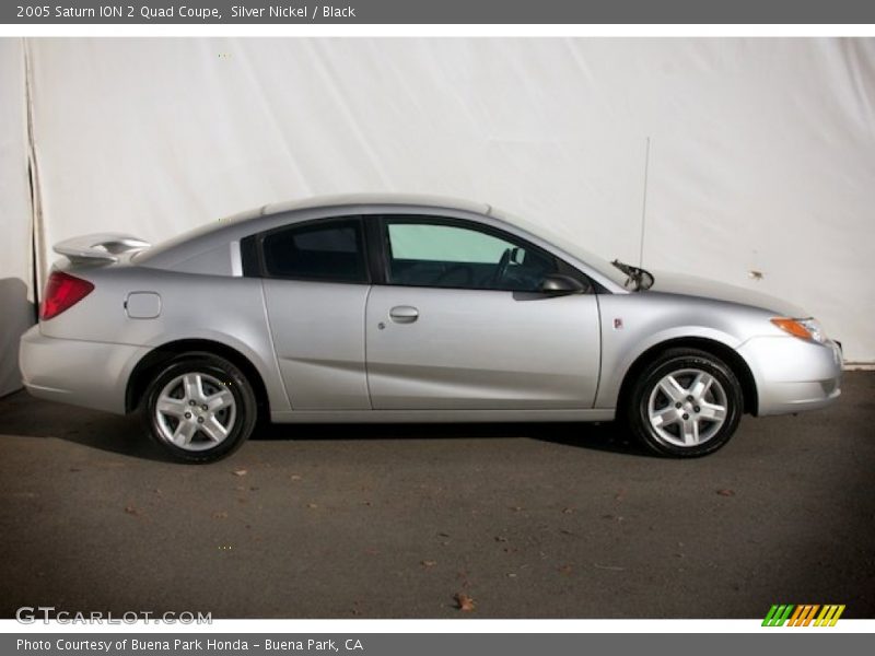 Silver Nickel / Black 2005 Saturn ION 2 Quad Coupe