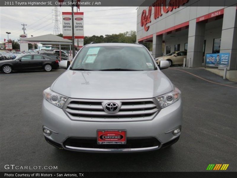 Classic Silver Metallic / Ash 2011 Toyota Highlander SE