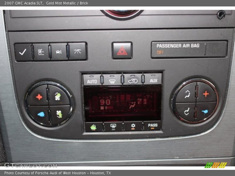 Gold Mist Metallic / Brick 2007 GMC Acadia SLT