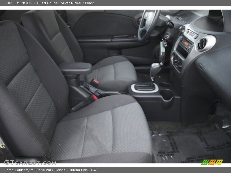 Silver Nickel / Black 2005 Saturn ION 2 Quad Coupe
