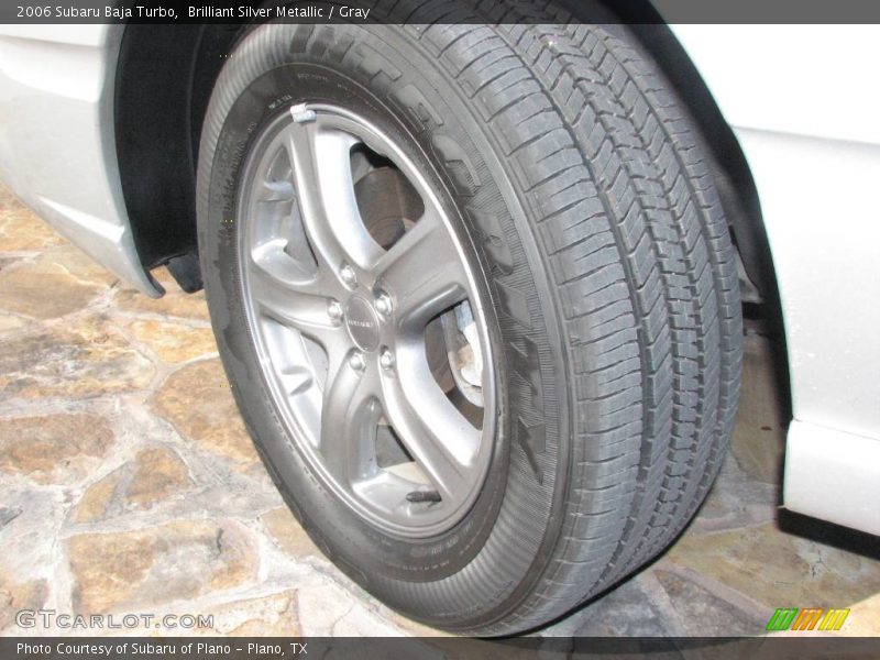 Brilliant Silver Metallic / Gray 2006 Subaru Baja Turbo