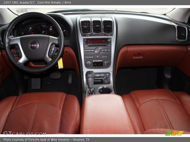 Gold Mist Metallic / Brick 2007 GMC Acadia SLT