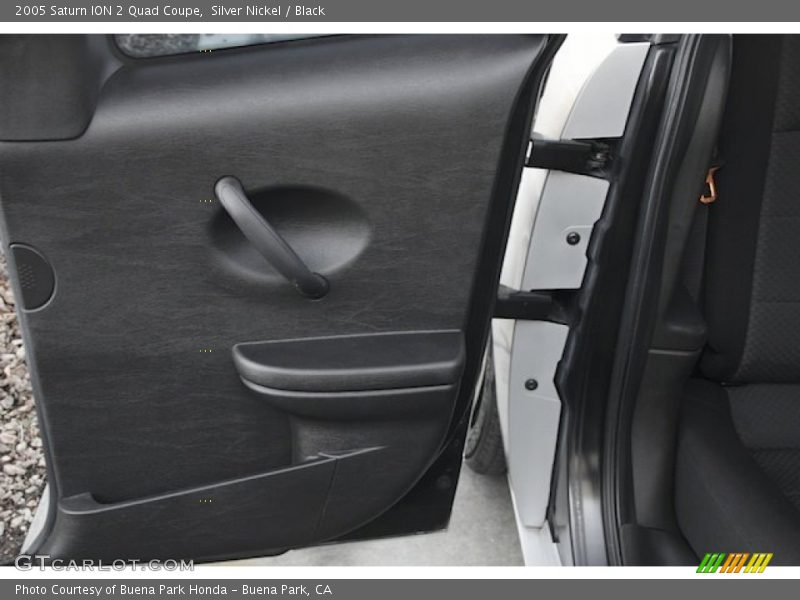 Silver Nickel / Black 2005 Saturn ION 2 Quad Coupe