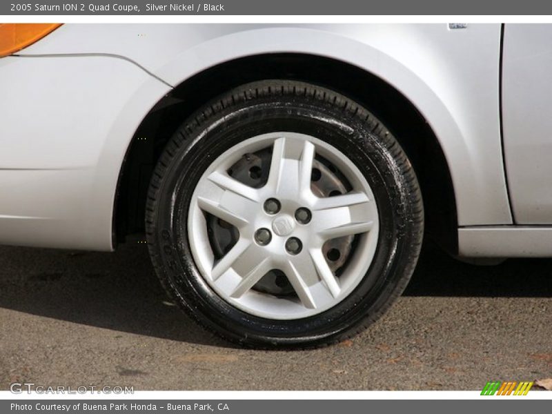 Silver Nickel / Black 2005 Saturn ION 2 Quad Coupe