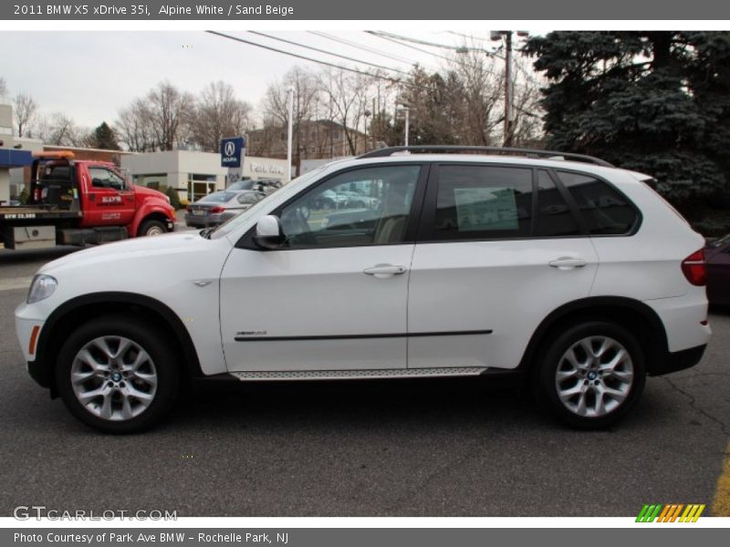Alpine White / Sand Beige 2011 BMW X5 xDrive 35i