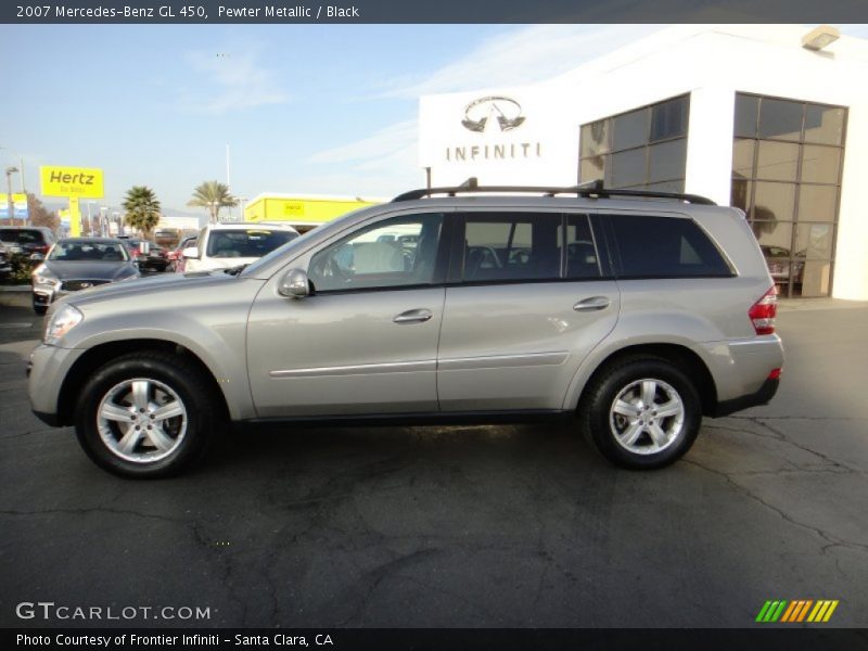 Pewter Metallic / Black 2007 Mercedes-Benz GL 450