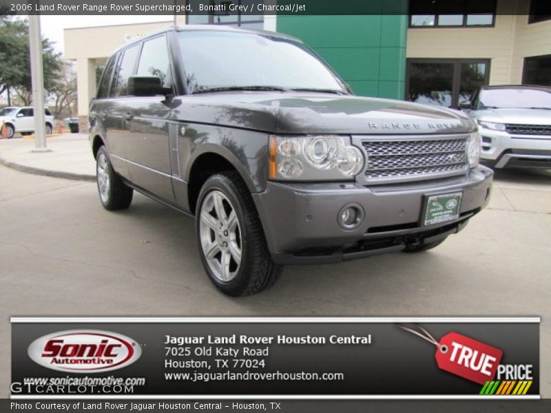 Bonatti Grey / Charcoal/Jet 2006 Land Rover Range Rover Supercharged