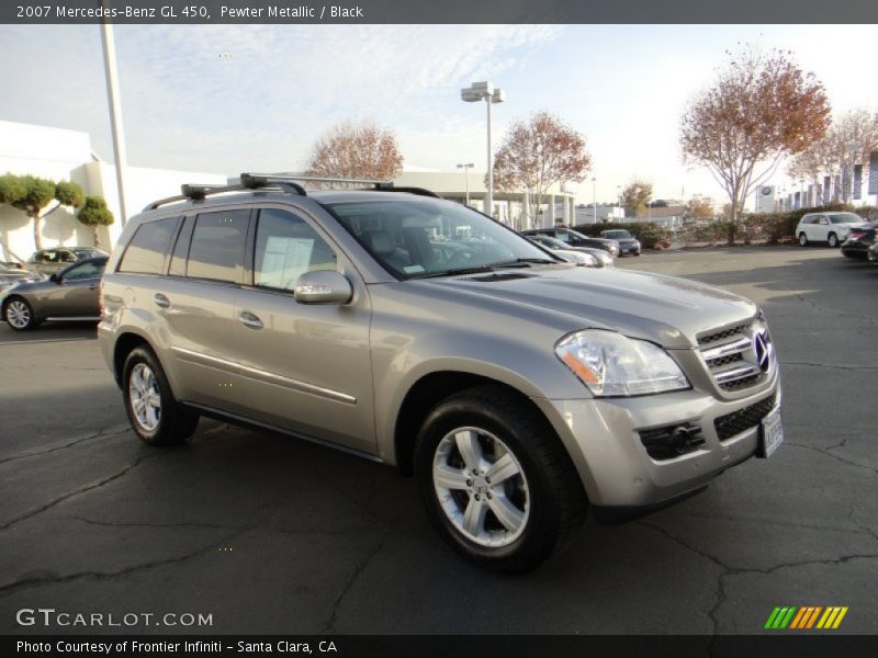 Pewter Metallic / Black 2007 Mercedes-Benz GL 450