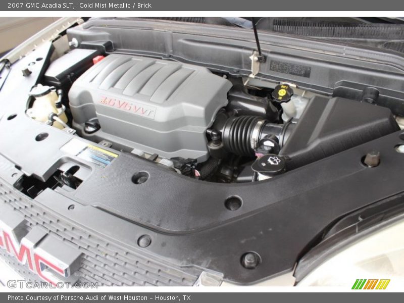 Gold Mist Metallic / Brick 2007 GMC Acadia SLT