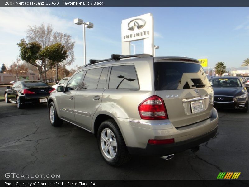 Pewter Metallic / Black 2007 Mercedes-Benz GL 450