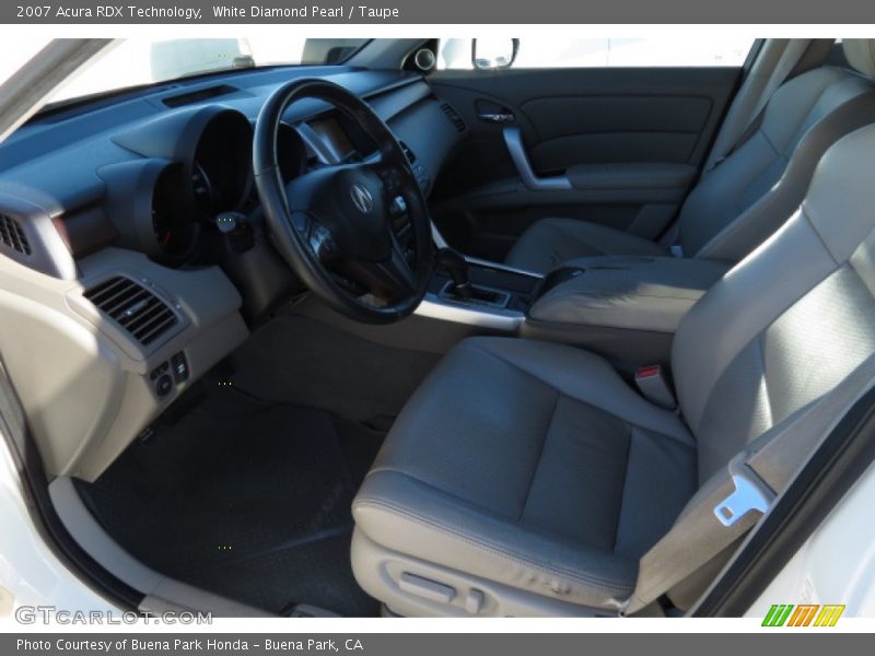 White Diamond Pearl / Taupe 2007 Acura RDX Technology