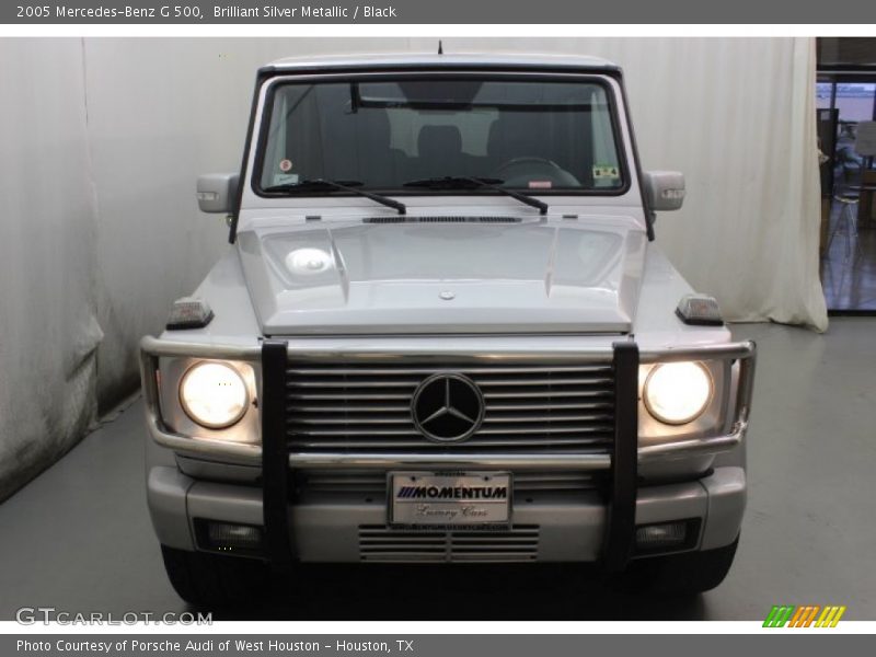 Brilliant Silver Metallic / Black 2005 Mercedes-Benz G 500