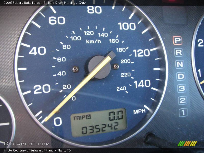 Brilliant Silver Metallic / Gray 2006 Subaru Baja Turbo