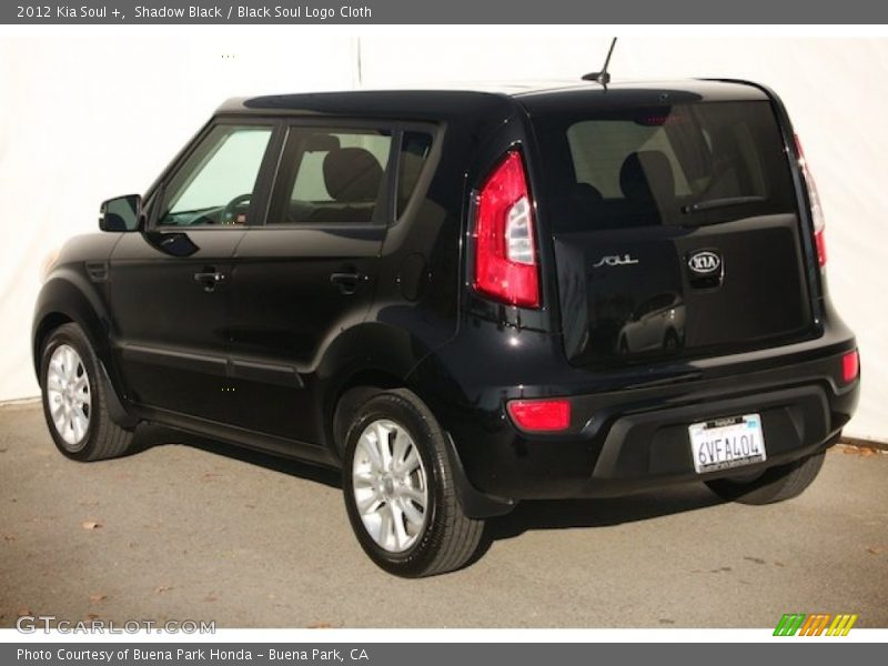 Shadow Black / Black Soul Logo Cloth 2012 Kia Soul +