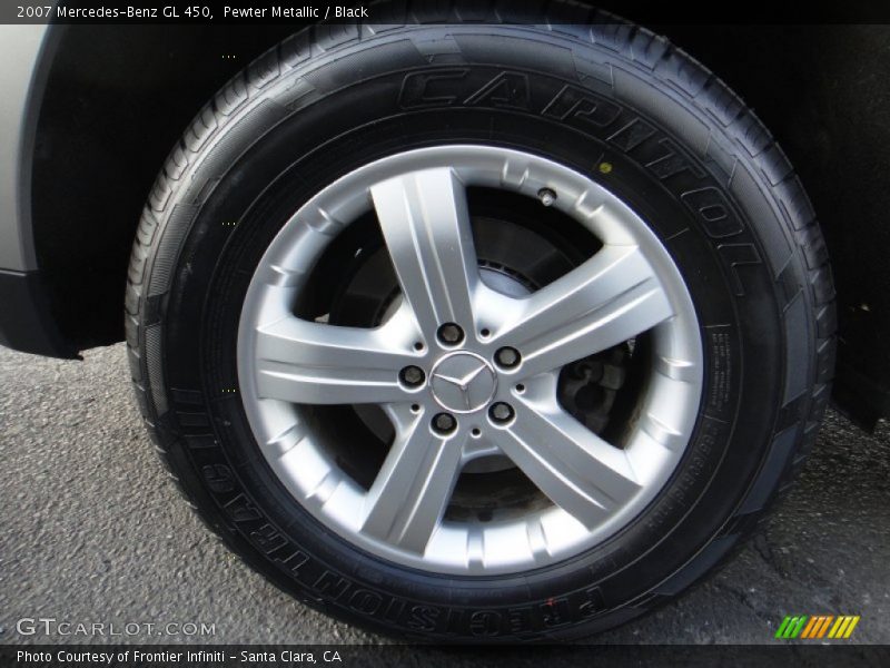 Pewter Metallic / Black 2007 Mercedes-Benz GL 450