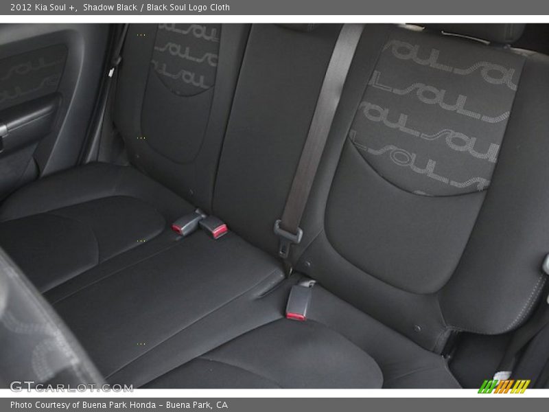 Shadow Black / Black Soul Logo Cloth 2012 Kia Soul +