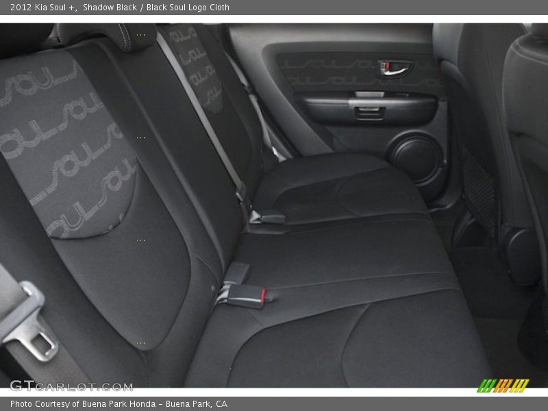 Shadow Black / Black Soul Logo Cloth 2012 Kia Soul +