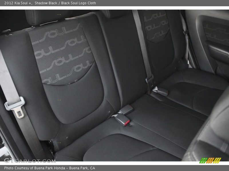 Shadow Black / Black Soul Logo Cloth 2012 Kia Soul +