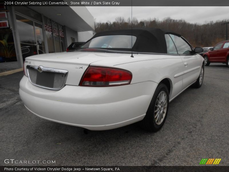 Stone White / Dark Slate Gray 2004 Chrysler Sebring LXi Convertible