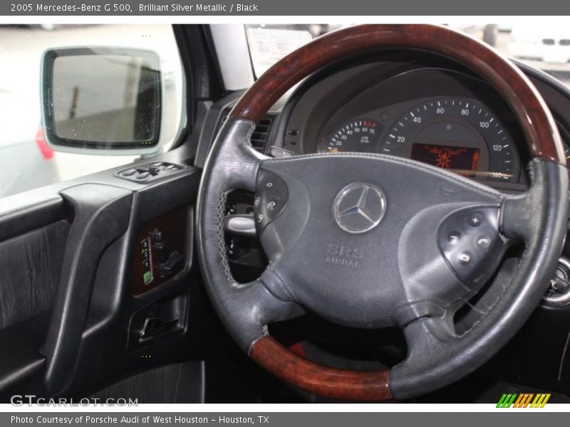 Brilliant Silver Metallic / Black 2005 Mercedes-Benz G 500