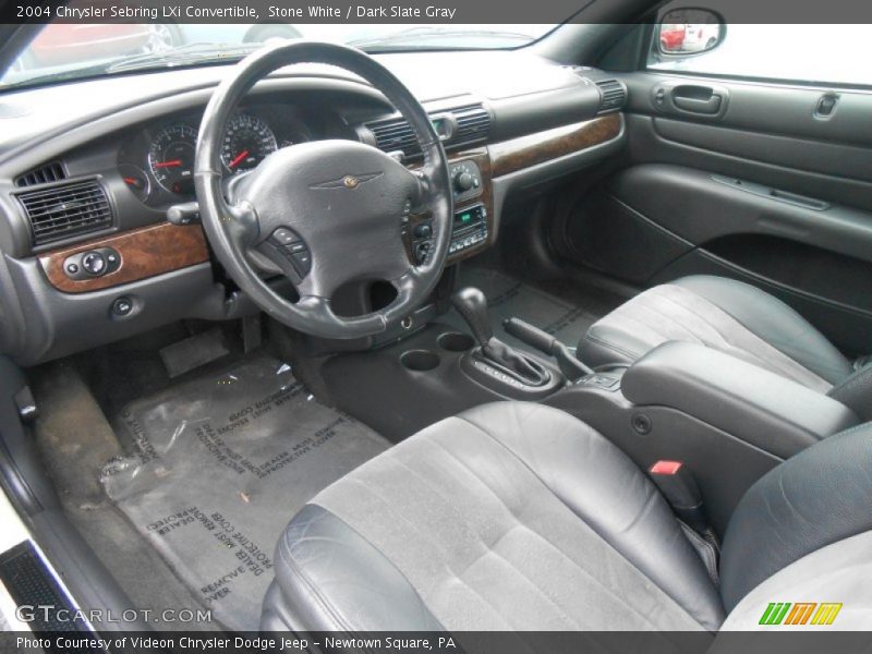 Dark Slate Gray Interior - 2004 Sebring LXi Convertible 