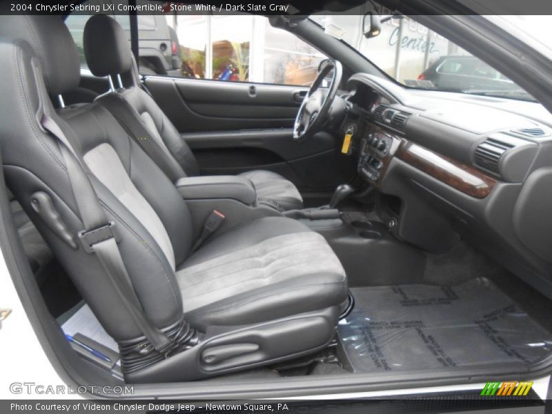 Stone White / Dark Slate Gray 2004 Chrysler Sebring LXi Convertible