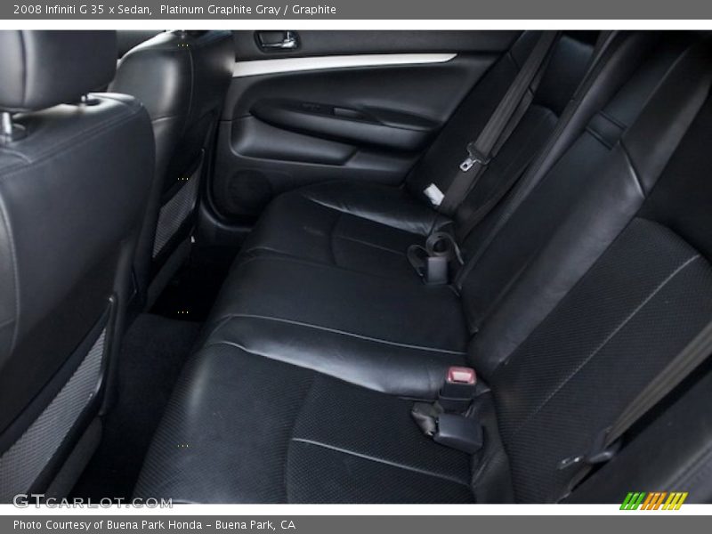 Platinum Graphite Gray / Graphite 2008 Infiniti G 35 x Sedan