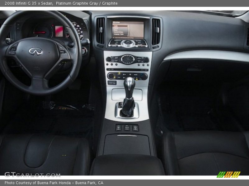 Platinum Graphite Gray / Graphite 2008 Infiniti G 35 x Sedan
