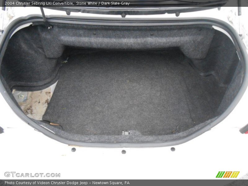  2004 Sebring LXi Convertible Trunk
