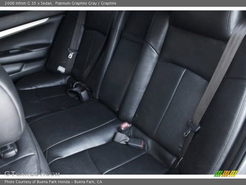 Platinum Graphite Gray / Graphite 2008 Infiniti G 35 x Sedan