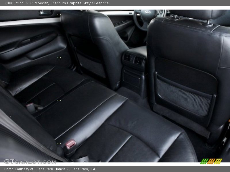 Platinum Graphite Gray / Graphite 2008 Infiniti G 35 x Sedan