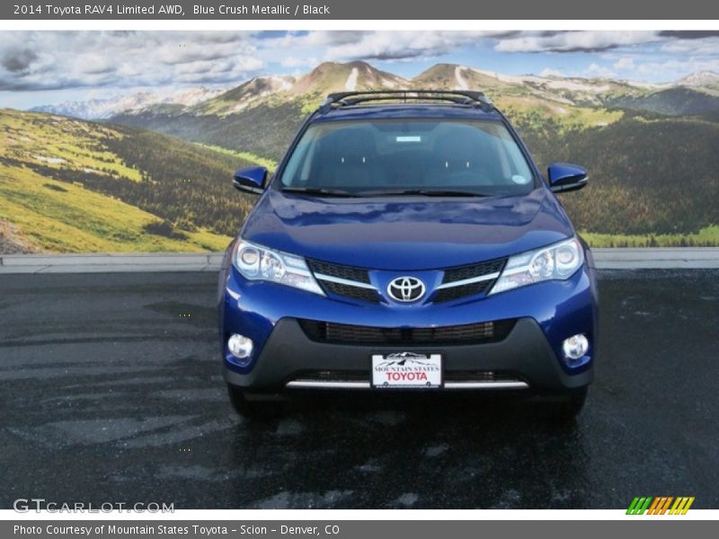 Blue Crush Metallic / Black 2014 Toyota RAV4 Limited AWD