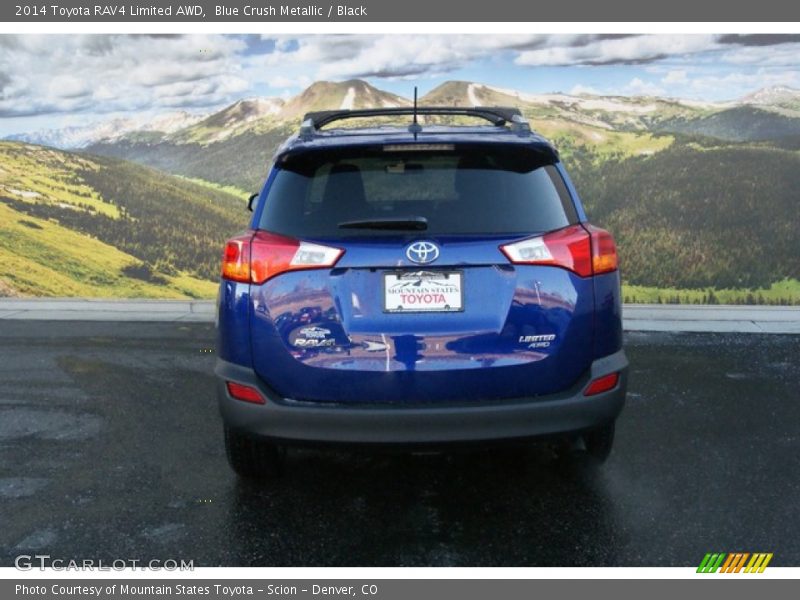 Blue Crush Metallic / Black 2014 Toyota RAV4 Limited AWD