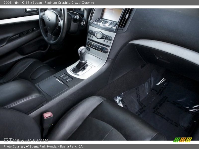 Platinum Graphite Gray / Graphite 2008 Infiniti G 35 x Sedan