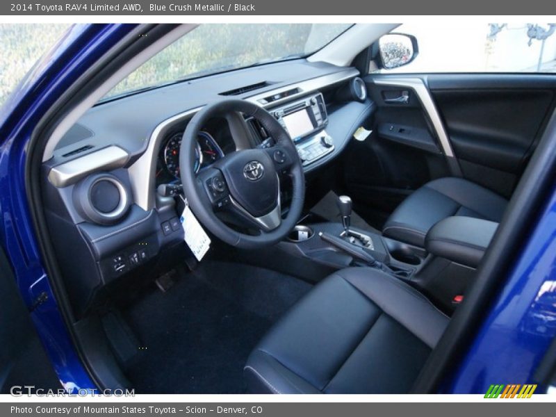 Blue Crush Metallic / Black 2014 Toyota RAV4 Limited AWD