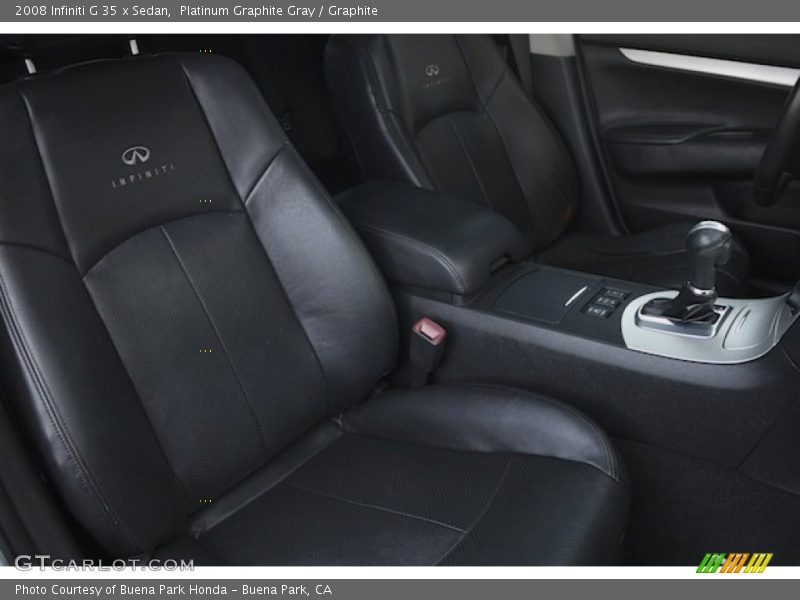 Platinum Graphite Gray / Graphite 2008 Infiniti G 35 x Sedan