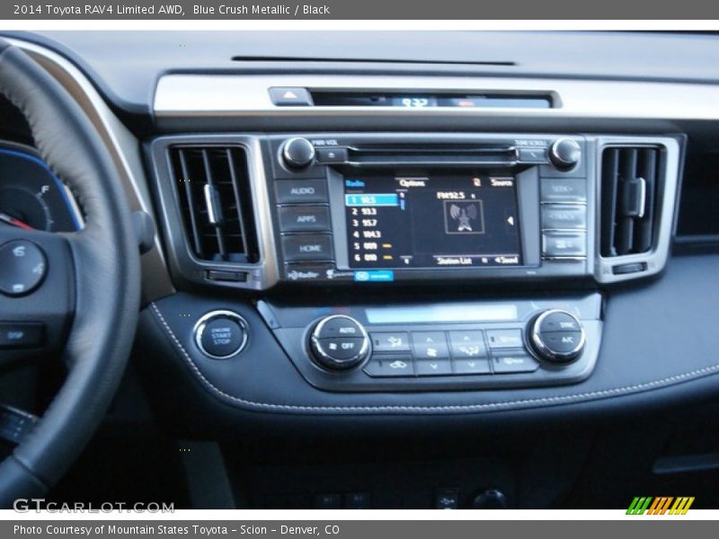 Blue Crush Metallic / Black 2014 Toyota RAV4 Limited AWD