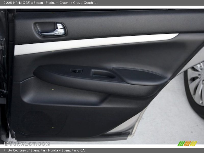 Platinum Graphite Gray / Graphite 2008 Infiniti G 35 x Sedan