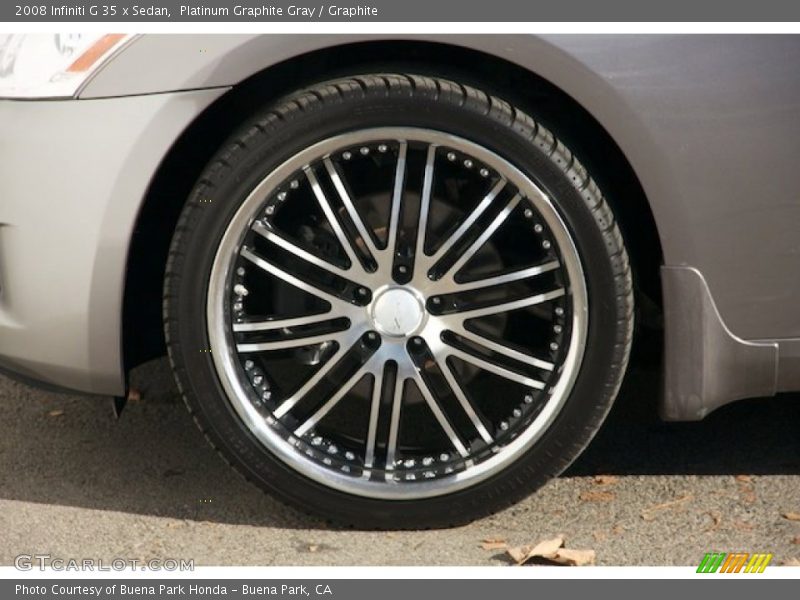 Platinum Graphite Gray / Graphite 2008 Infiniti G 35 x Sedan
