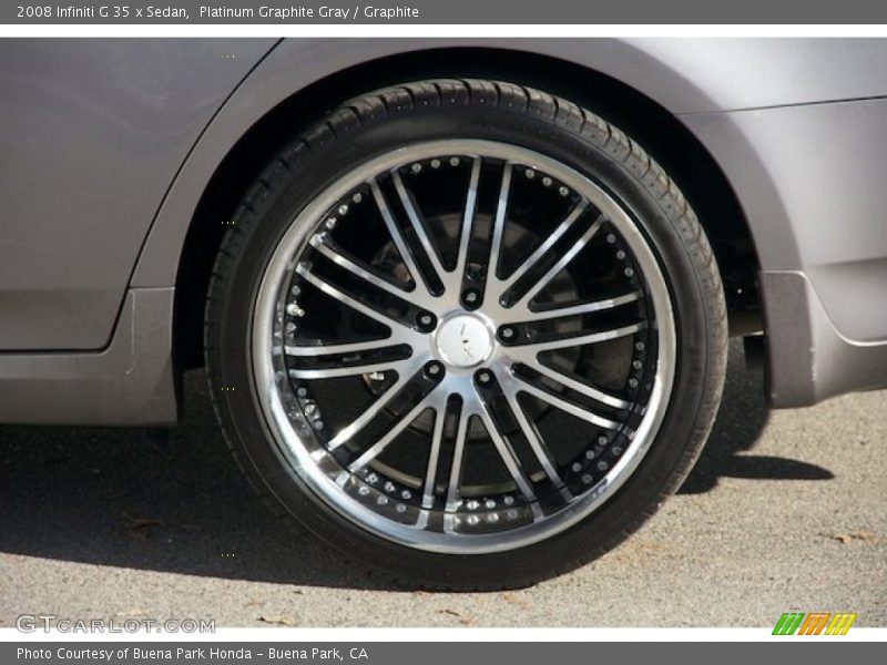 Platinum Graphite Gray / Graphite 2008 Infiniti G 35 x Sedan
