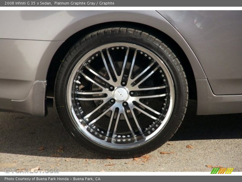 Platinum Graphite Gray / Graphite 2008 Infiniti G 35 x Sedan