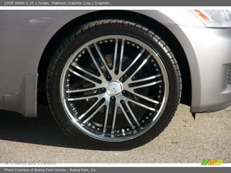 Platinum Graphite Gray / Graphite 2008 Infiniti G 35 x Sedan