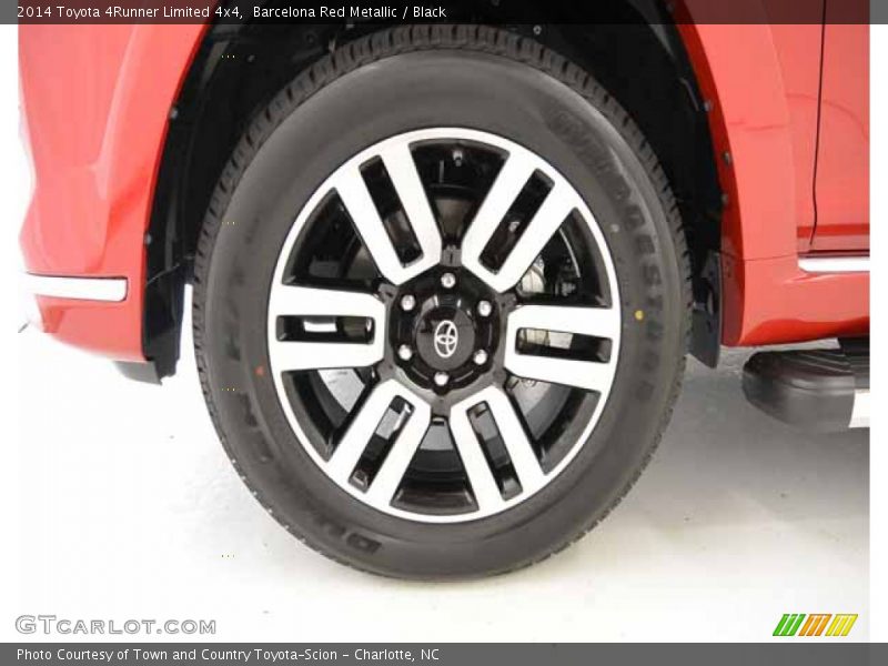 Barcelona Red Metallic / Black 2014 Toyota 4Runner Limited 4x4