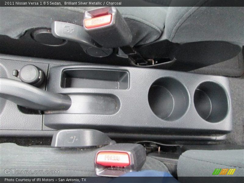 Brilliant Silver Metallic / Charcoal 2011 Nissan Versa 1.8 S Sedan