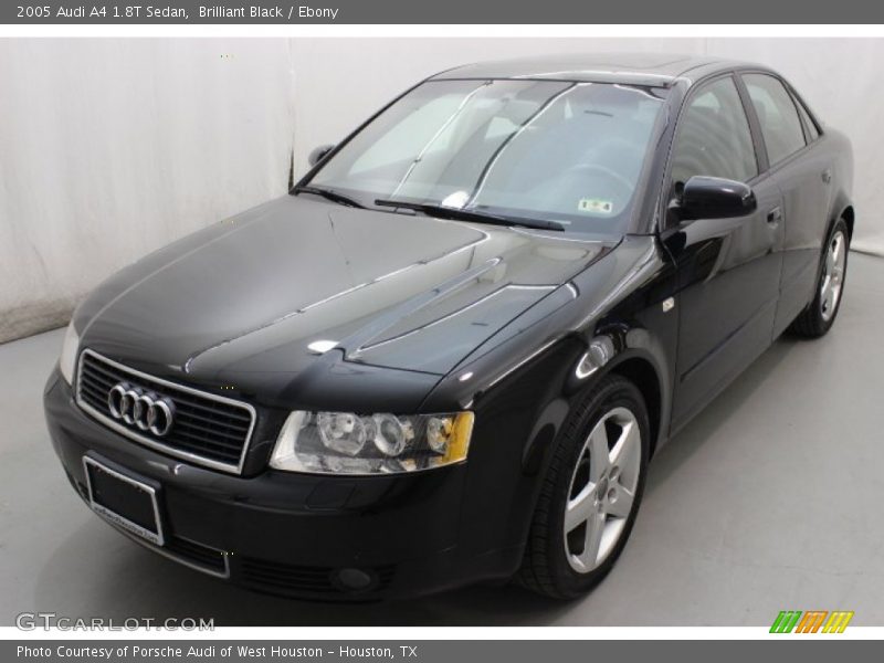 Brilliant Black / Ebony 2005 Audi A4 1.8T Sedan
