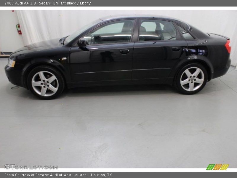 Brilliant Black / Ebony 2005 Audi A4 1.8T Sedan