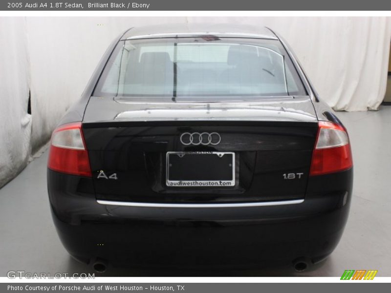 Brilliant Black / Ebony 2005 Audi A4 1.8T Sedan