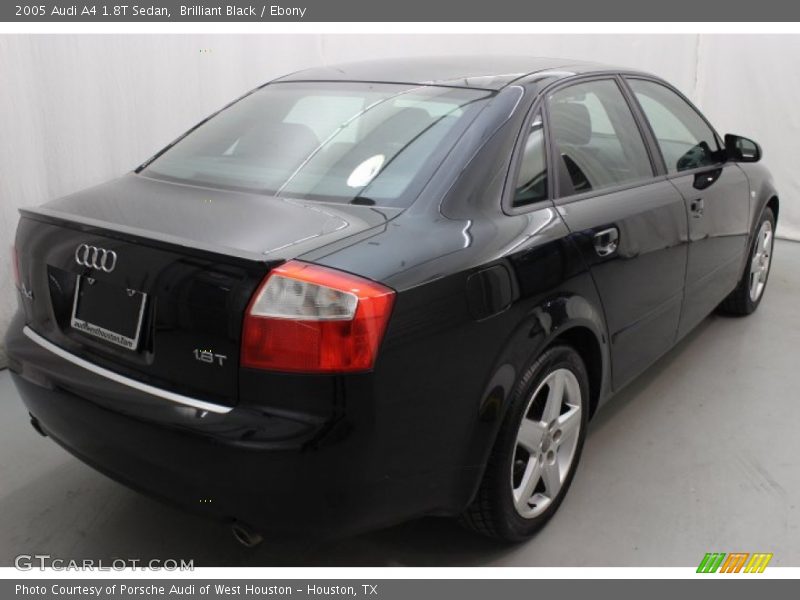 Brilliant Black / Ebony 2005 Audi A4 1.8T Sedan